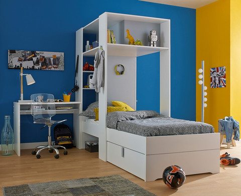 Gami Babel White Storage Bed