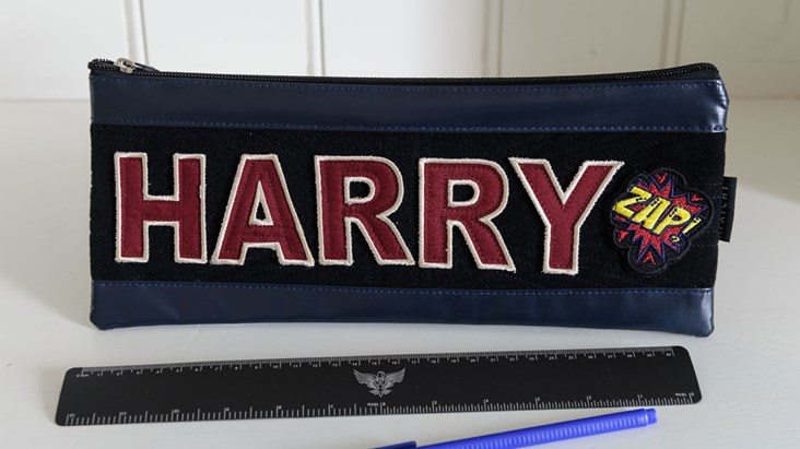 Personalised Navy Boot Bag