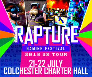 10% off tickets to Rapture Gaming Festival
