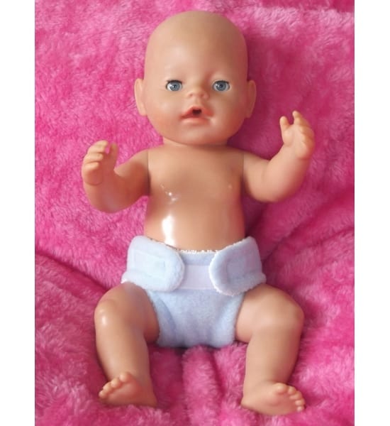 Baby Born Boy / La Newborn Boy Fabric Nappy