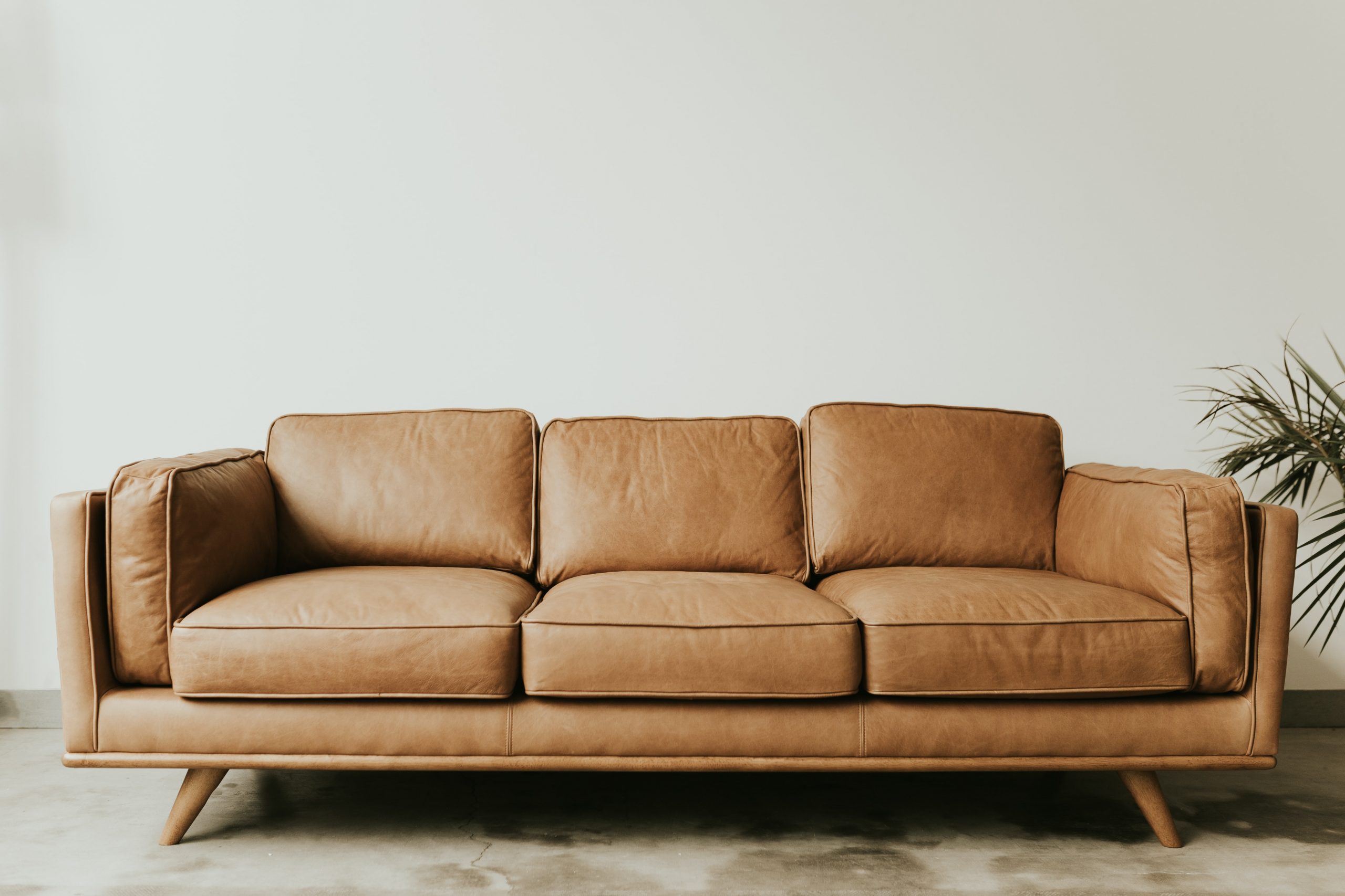 How do you recondition a leather sofa?