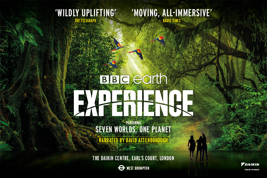 BBC Earth Experience: up to 25% off tickets