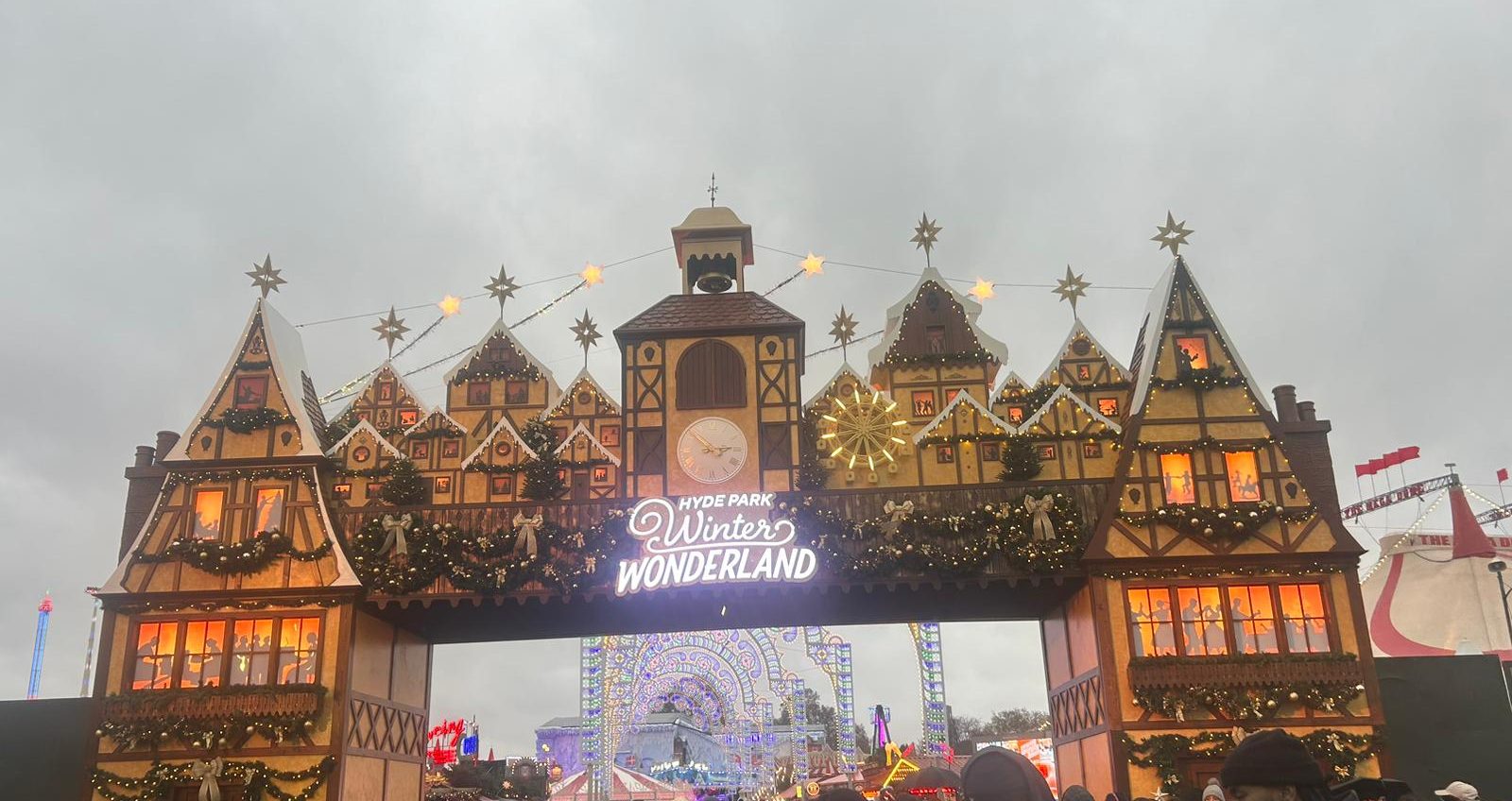 We visited: Winter Wonderland, Hyde Park