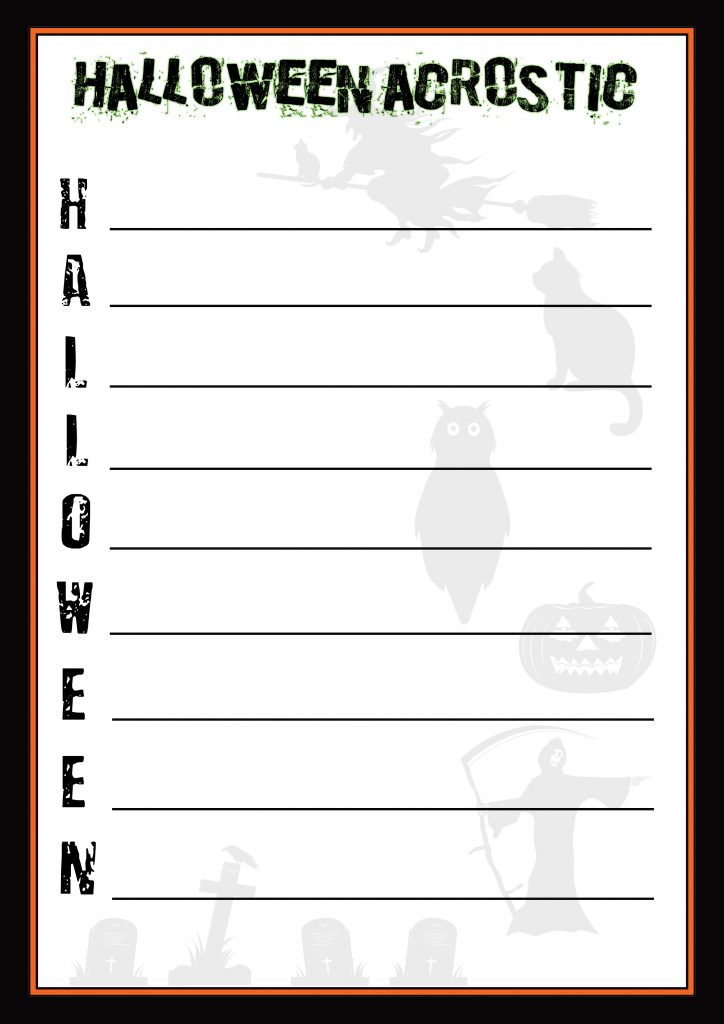 halloweenacrostic